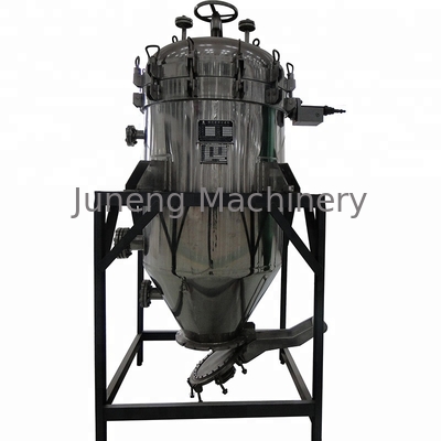 kaufen Maschine zur Filterung von Blättern unter vertikaler Druckbelastung 12 m2 Filtrationsfläche 2-4 T/h Kapazität online manufacture